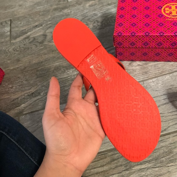 Sold‼️New Tory Burch Miller orange - Picture 7 of 8